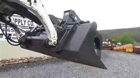 bobcat skid steer grapple|you tube skidsteer attachment hookup.